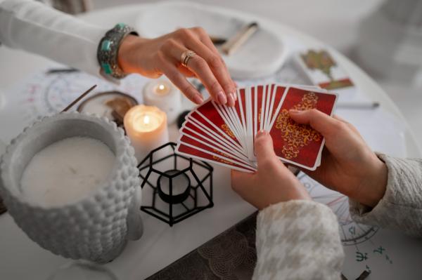 Baraja de tarot utilizada en consulta económica de 10 euros 30 minutos