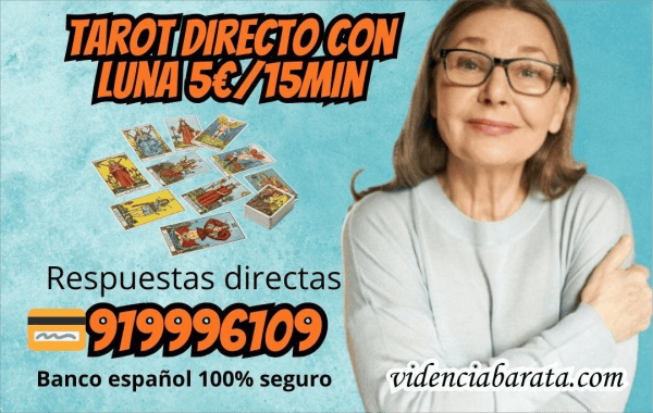 Tarot me quiere 10 euros 30 minutos. Tarot en directo con Luna.