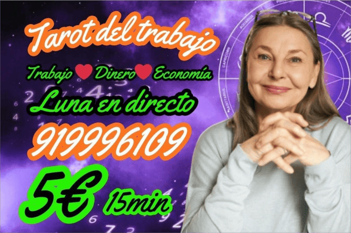 Tirada de tarot trabajo 5 euros 15 minutos, tarotista española certera y fiable